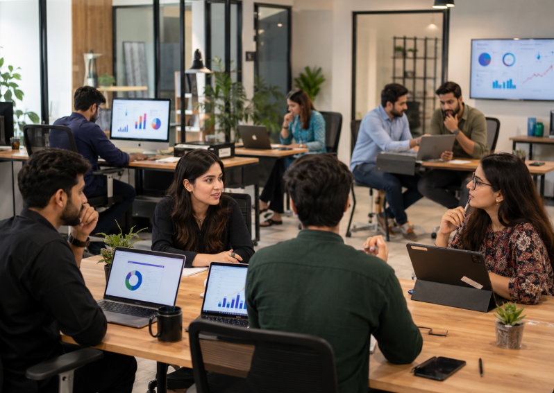 Bar marketing team at Grownix Digital